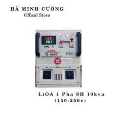 Ổn Áp LiOA 1 Pha 10KVA SH-10,000II NEW 2020 (150-250v) - Đồng hồ điện tử