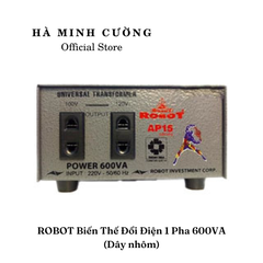 Biến Thế Đổi Điện 1 Pha Robot 600VA