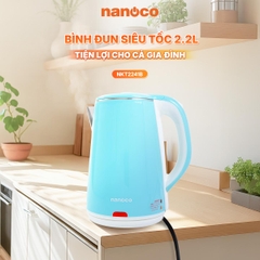 Ấm Đun Siêu Tốc Nanoco NKT2241B