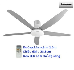 Quạt Trần Có Đèn LED PANASONIC F-60UFN (ánh sáng trắng)