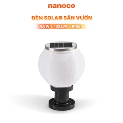 Đèn Sân Vườn Năng Lượng Mặt Trời Nanoco NTZ08200