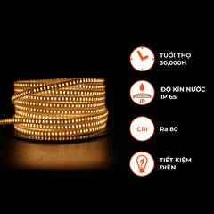 Đèn LED Dây Ngoài Trời 120 Chip LED - 1 Dãy LED Nanoco NST1207