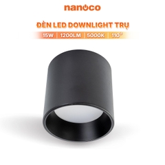Đèn Ốp Nổi Trụ Đen Nanoco NSDL15B