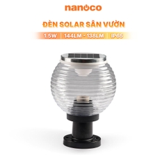 Đèn Sân Vườn Năng Lượng Mặt Trời Nanoco NTZ06250