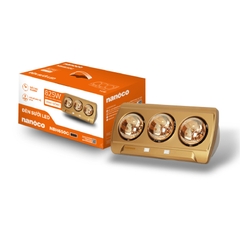 Đèn Sưởi Gắn Tường Ba Bóng Nanoco NBH650G