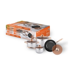 Bộ Nồi Chảo Inox Cao Cấp Nanoco NCWS850