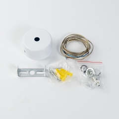 Phụ Kiện Đèn Đế Gắn Thả Trần Đèn Downlight Trụ Trắng Nanoco NSDL-CW