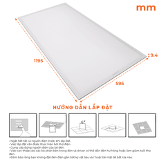 Đèn Sidelit Office Panel Nanoco NPL6012