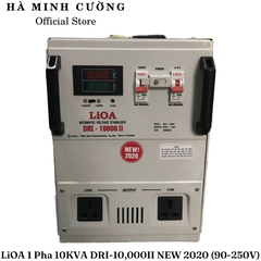 Ổn Áp LiOA 1 Pha 10KVA DRI-10,000II NEW 2020 (90-250v) - Đồng hồ điện tử