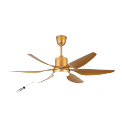 Quạt Trần Đèn Cao Cấp 6 Cánh Asia Lighting QT12-DV-01 (Đồng vàng quý tộc)