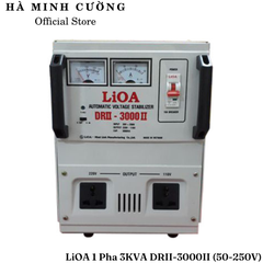 Ổn Áp LiOA 1 Pha 3KVA DRII-3000II (50-250v)