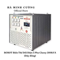 Biến Thế Đổi Điện 3 Pha Robot 200KVA (Dây đồng)