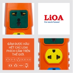 Ổ CẮM KÉO DÀI SIÊU TẢI CÓ DÂY LIOA - TOTAL 30A 250V~ MAX 6600W