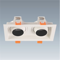 Phụ Kiện Đèn: Chóa Đèn Downlight Âm Trần MR16 Cao Cấp Anfaco AFC 390/2 - MR16