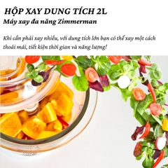 Máy Xay Đa Năng Thủy Tinh Zimmermann ZMC-9058SSG (2L)