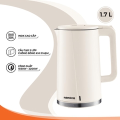 Ấm Đun Siêu Tốc Nanoco NKT1718BE / NKT1718G