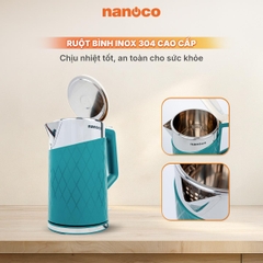 Ấm Đun Siêu Tốc Nanoco NKT1817DG / NKT1817W