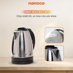 Ấm Đun Siêu Tốc Nanoco NKT1886 / NKT1887