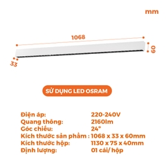 Đèn Thả Trần Nanoco NLNG36W