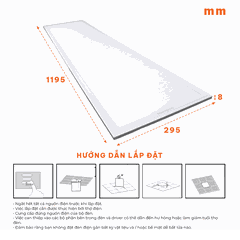 Đèn Sidelit Office Panel Nanoco NPL3012