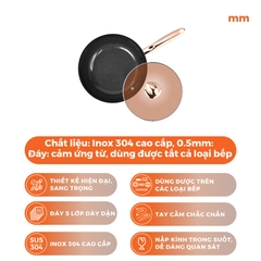 Bộ Nồi Chảo Inox Cao Cấp Nanoco NCWS850