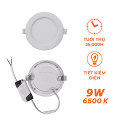 Đèn Âm Trần Nanoco Hera Series NSD09W (9W)