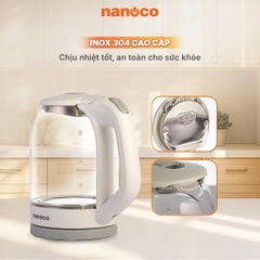 Ấm Đun Siêu Tốc Nanoco NKT1875W