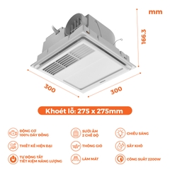 Máy Sưởi Có Thông Gió Nanoco NBD0330