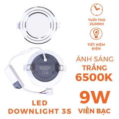 Đèn Âm Trần Nanoco 3S Series NDL09S (9W)