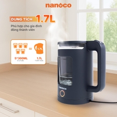 Ấm Đun Siêu Tốc Nanoco NKT1761DB / NKT1761G