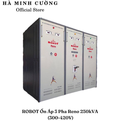 Ổn Áp Robot 3 Pha Reno 250KVA (300-420v)