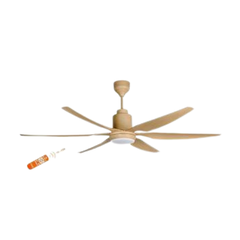 Quạt Trần Đèn Cao Cấp 6 Cánh Asia Lighting QT13-G-01 (Gỗ phong cách)