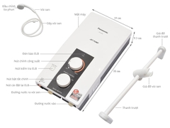 Máy Nước Nóng Có Bơm Trợ Lực PANASONIC DH-4NTP1VM