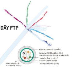 Dây Cáp Mạng Nanoco NC5E-F100