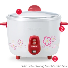 Nồi Cơm Điện Nắp Rời Sharp KSH-D06V
