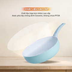 Chảo Hợp Kim Nhôm Cao Cấp Nanoco NCWR26DA-G