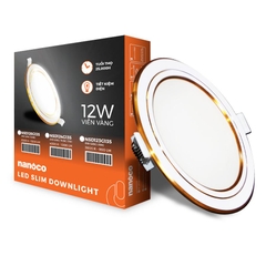 Đèn Âm Trần Nanoco Hera Series NSD12G (12W)