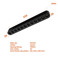 Đèn Chiếu Điểm Lưới Nam Châm Nanoco NMGNG12B