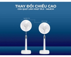 Quạt Cây Điều Khiển 18'' Hatari HF-P18R1