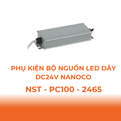 Phụ Kiện Đèn: Bộ Nguồn DC24V IP65 Cho LED Dây Ngoài Trời Nanoco NST-PS100-2465 (100W)