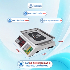 Cân Điện Tử Tính Giá Sài Gòn SGD-30 (30kg)