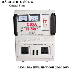 Ổn Áp LiOA 1 Pha 3KVA SH-3000II NEW 2020 (150-250v)