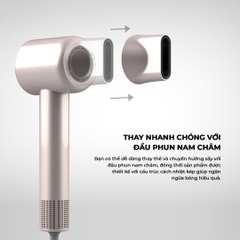 Máy Sấy Tóc Ion Hồng Unimax UM-8001HDC-P (1400W)