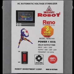 Ổn Áp Robot 1 Pha Reno 1KVA (140-250v) - Reno 818