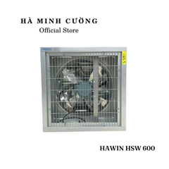 Quạt hút công nghiệp vuông trực tiếp cánh Inox HAWIN - HSW 600