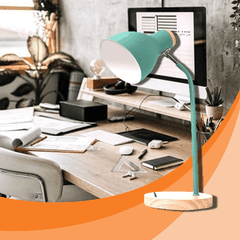 Đèn Bàn Đế Gỗ Nanoco NDKC03