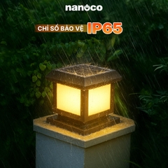 Đèn Sân Vườn Năng Lượng Mặt Trời Nanoco NTZ10200