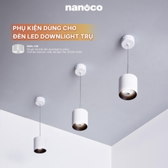 Đèn Ốp Nổi Trụ Trắng Nanoco NSDLC10W