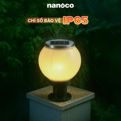 Đèn Sân Vườn Năng Lượng Mặt Trời Nanoco NTZ08200