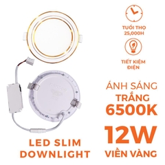 Đèn Âm Trần Nanoco Hera Series NSD12G (12W)